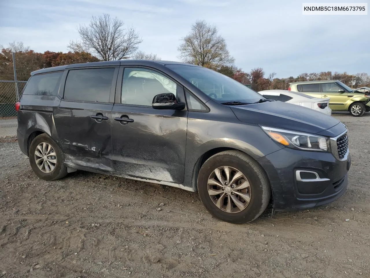 2021 Kia Sedona Lx VIN: KNDMB5C18M6673795 Lot: 79321754