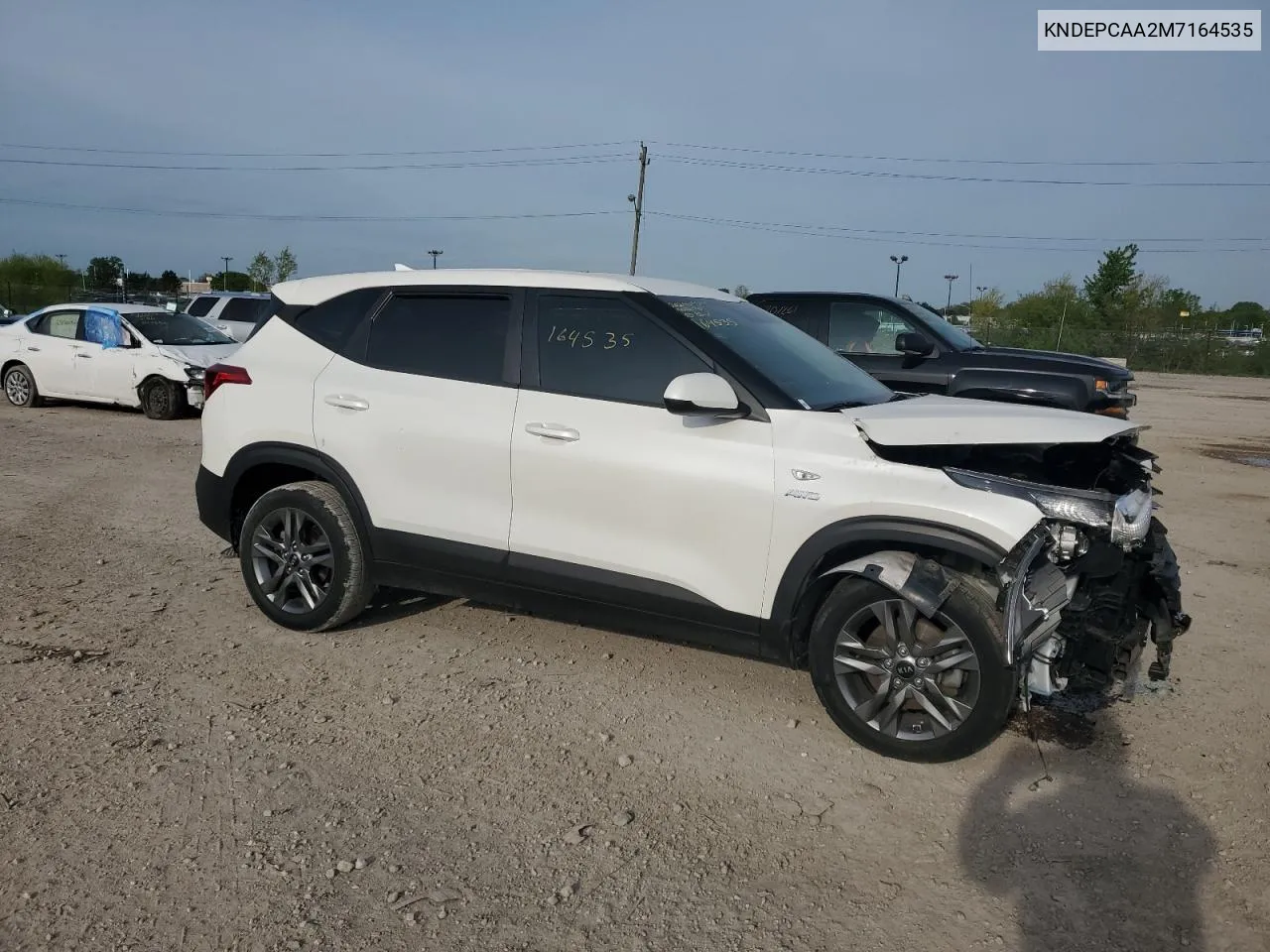 2021 Kia Seltos Lx VIN: KNDEPCAA2M7164535 Lot: 52821514