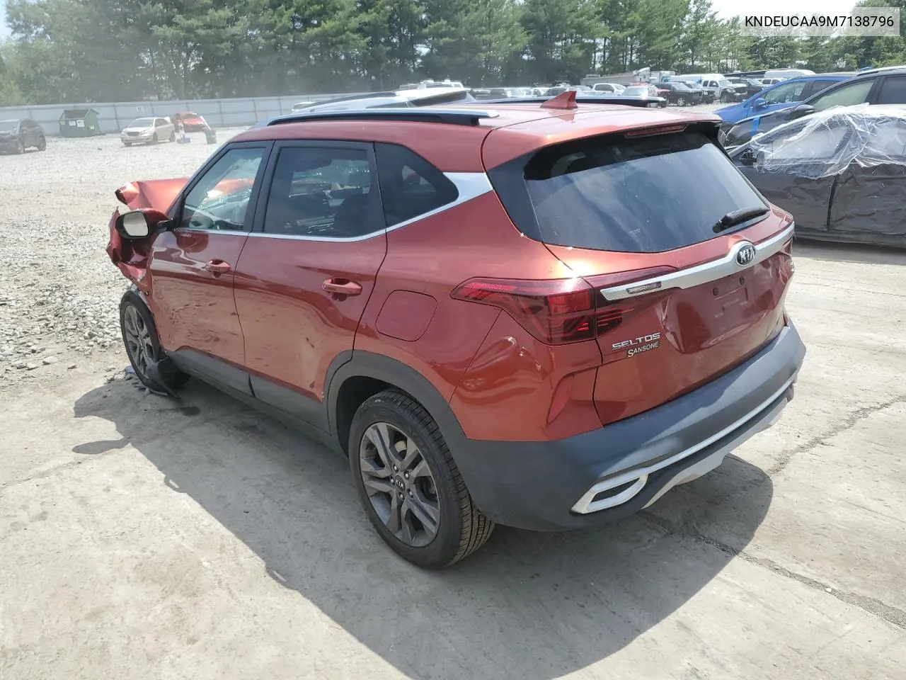 2021 Kia Seltos S VIN: KNDEUCAA9M7138796 Lot: 60119254