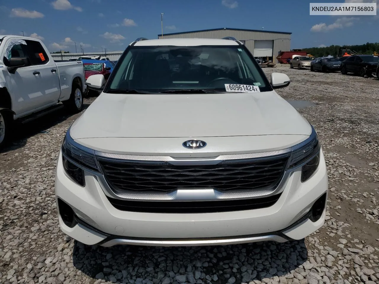 2021 Kia Seltos S VIN: KNDEU2AA1M7156803 Lot: 60961424