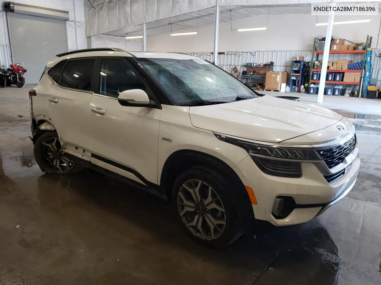 2021 Kia Seltos Sx VIN: KNDETCA28M7186396 Lot: 63006614