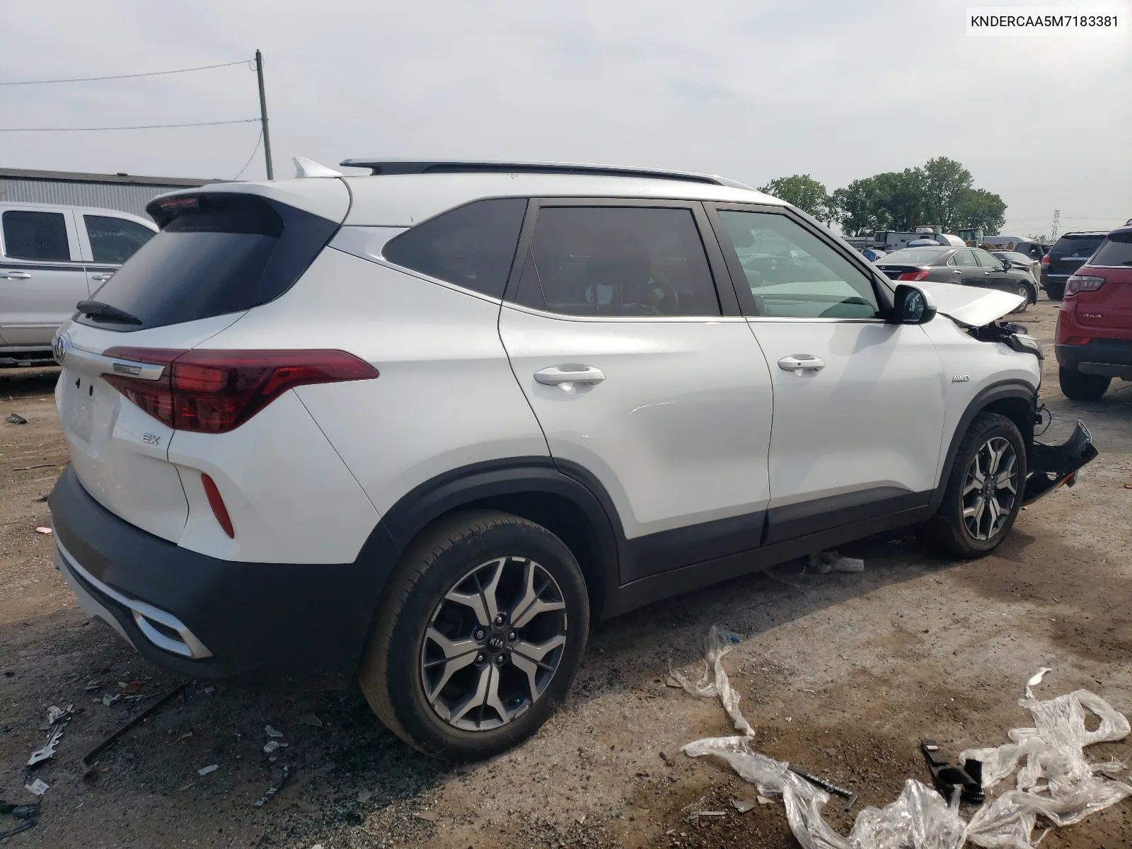 2021 Kia Seltos Ex VIN: KNDERCAA5M7183381 Lot: 63729774