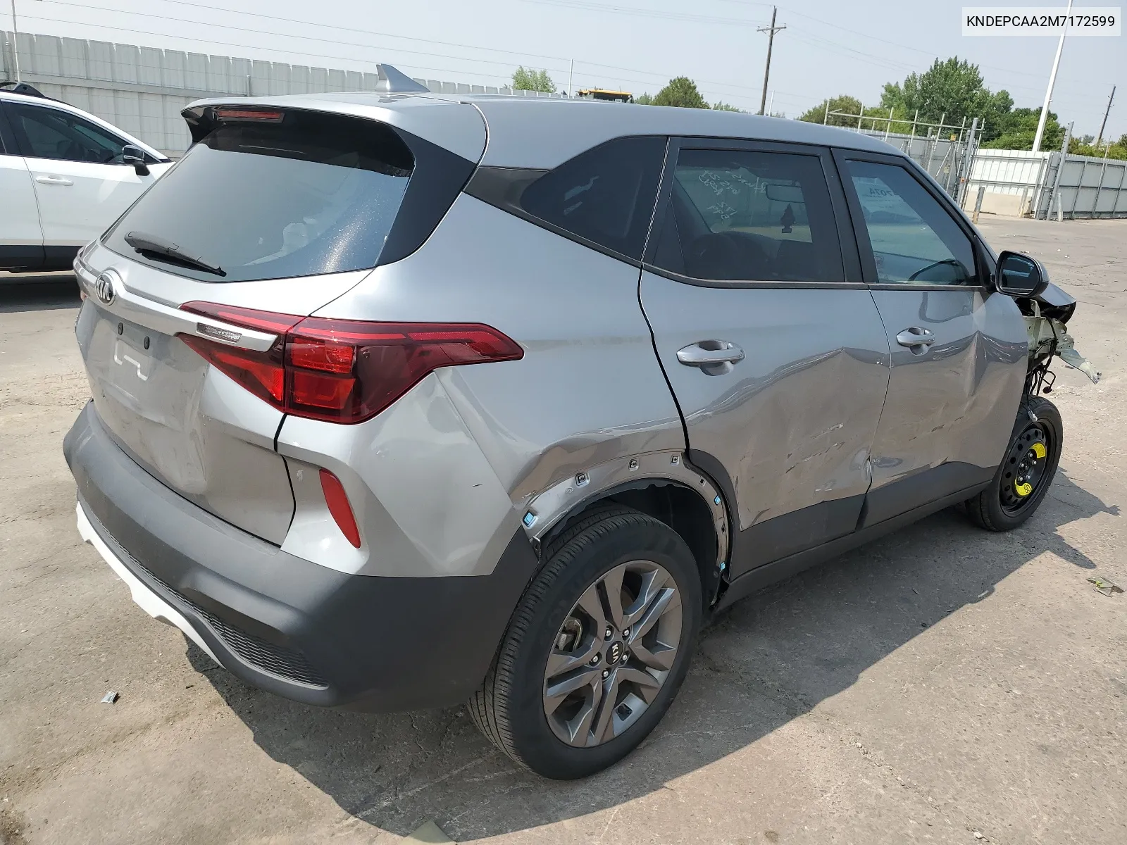 2021 Kia Seltos Lx VIN: KNDEPCAA2M7172599 Lot: 64239034