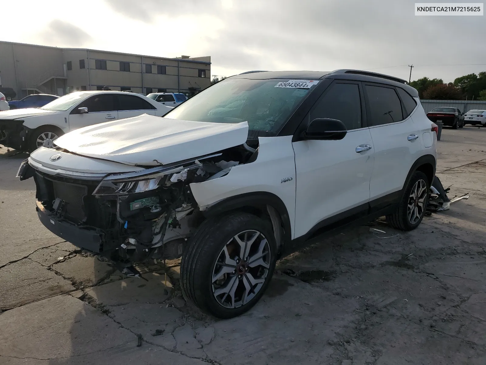 2021 Kia Seltos Sx VIN: KNDETCA21M7215625 Lot: 65043844