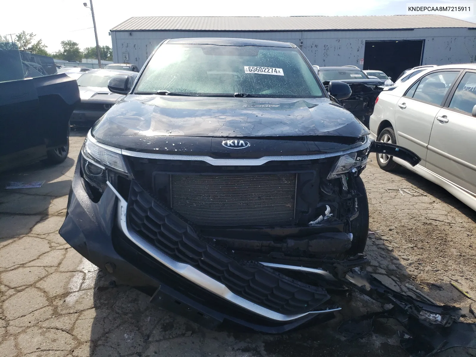 2021 Kia Seltos Lx VIN: KNDEPCAA8M7215911 Lot: 65602274