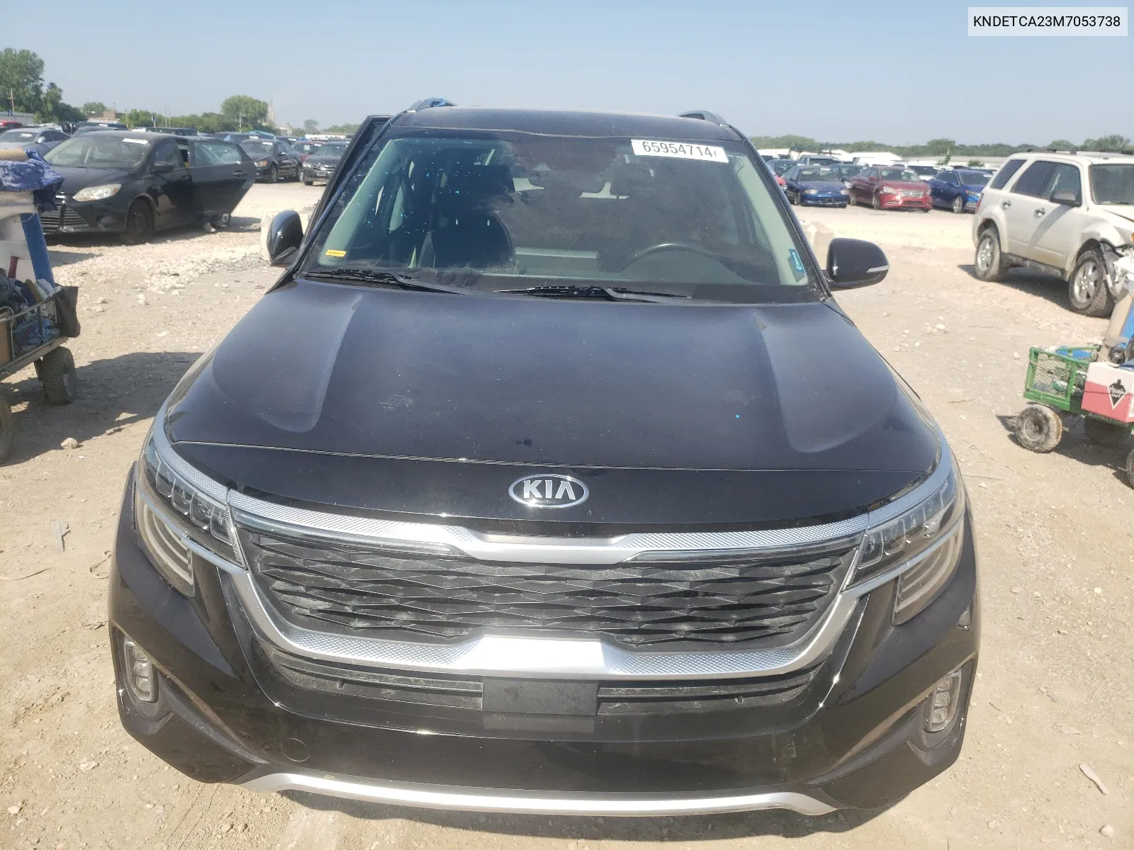 2021 Kia Seltos Sx VIN: KNDETCA23M7053738 Lot: 65954714