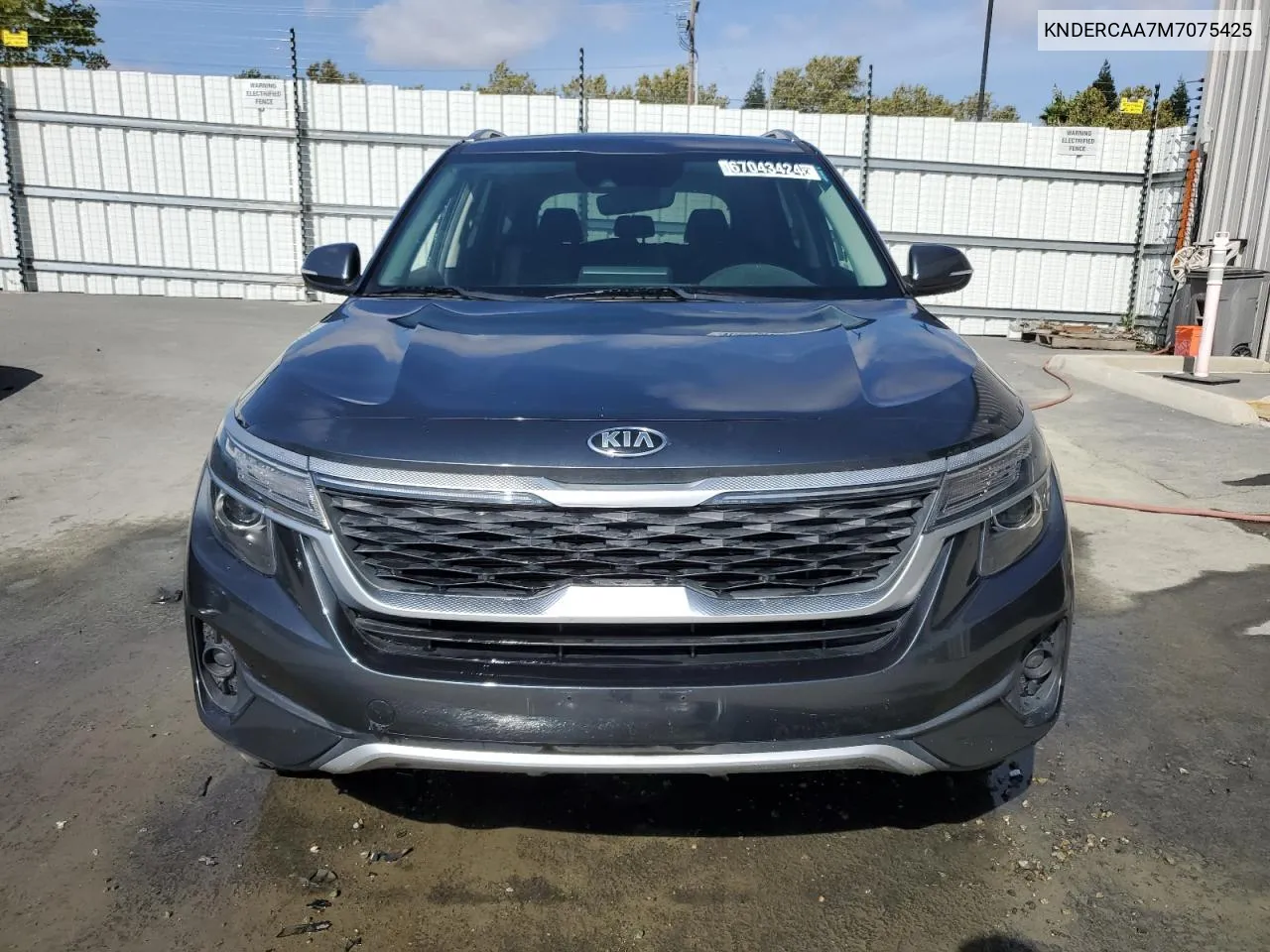 2021 Kia Seltos Ex VIN: KNDERCAA7M7075425 Lot: 67043424