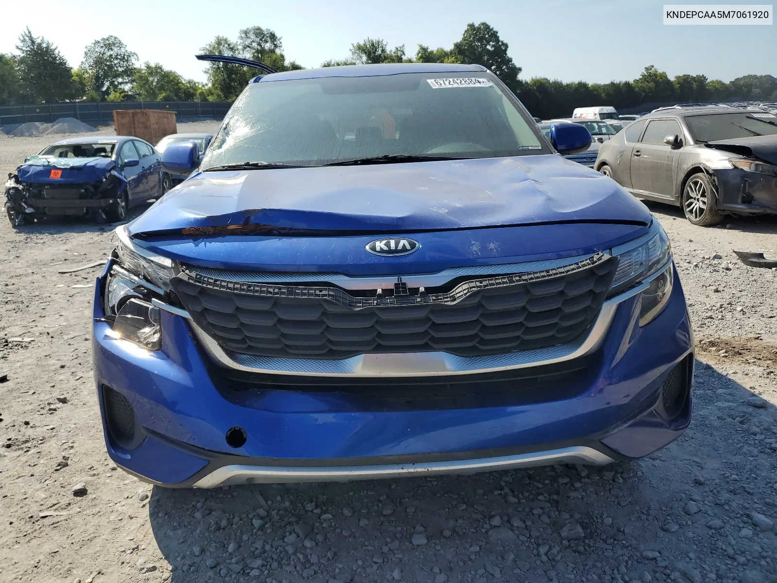 2021 Kia Seltos Lx VIN: KNDEPCAA5M7061920 Lot: 67242884