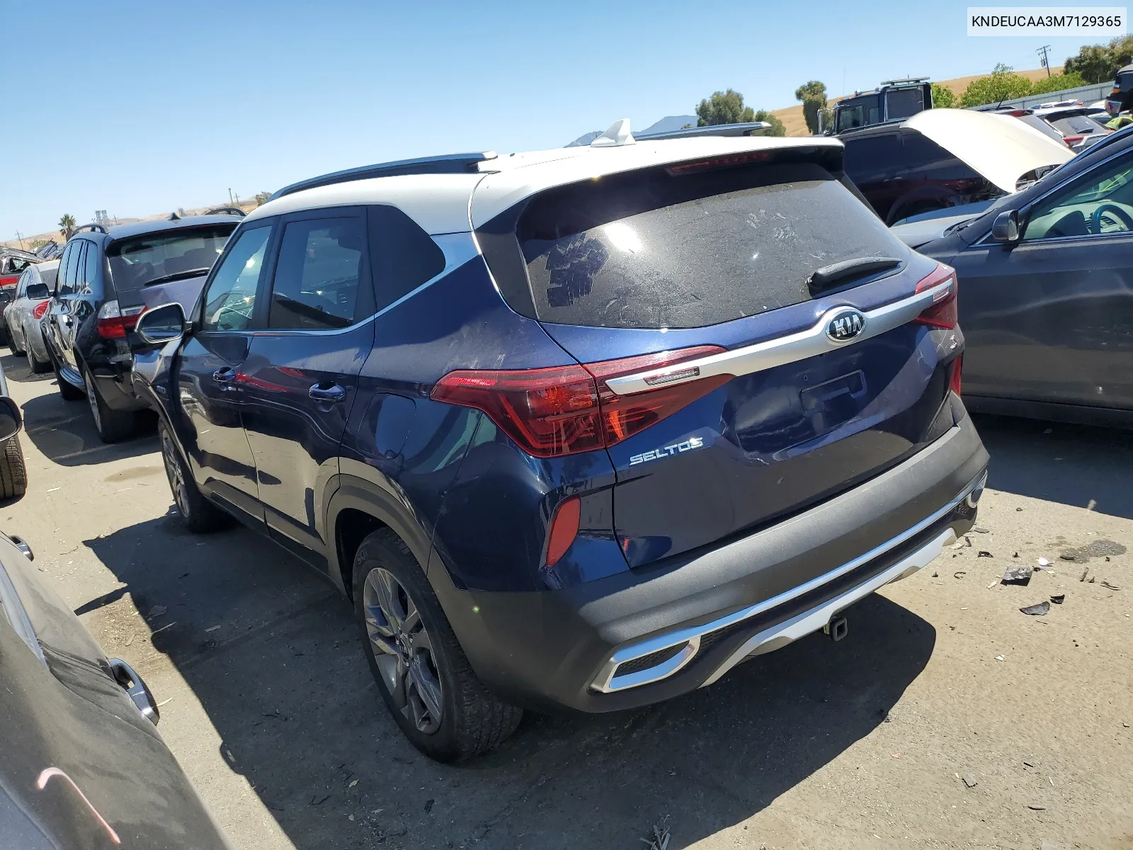 2021 Kia Seltos S VIN: KNDEUCAA3M7129365 Lot: 67607874