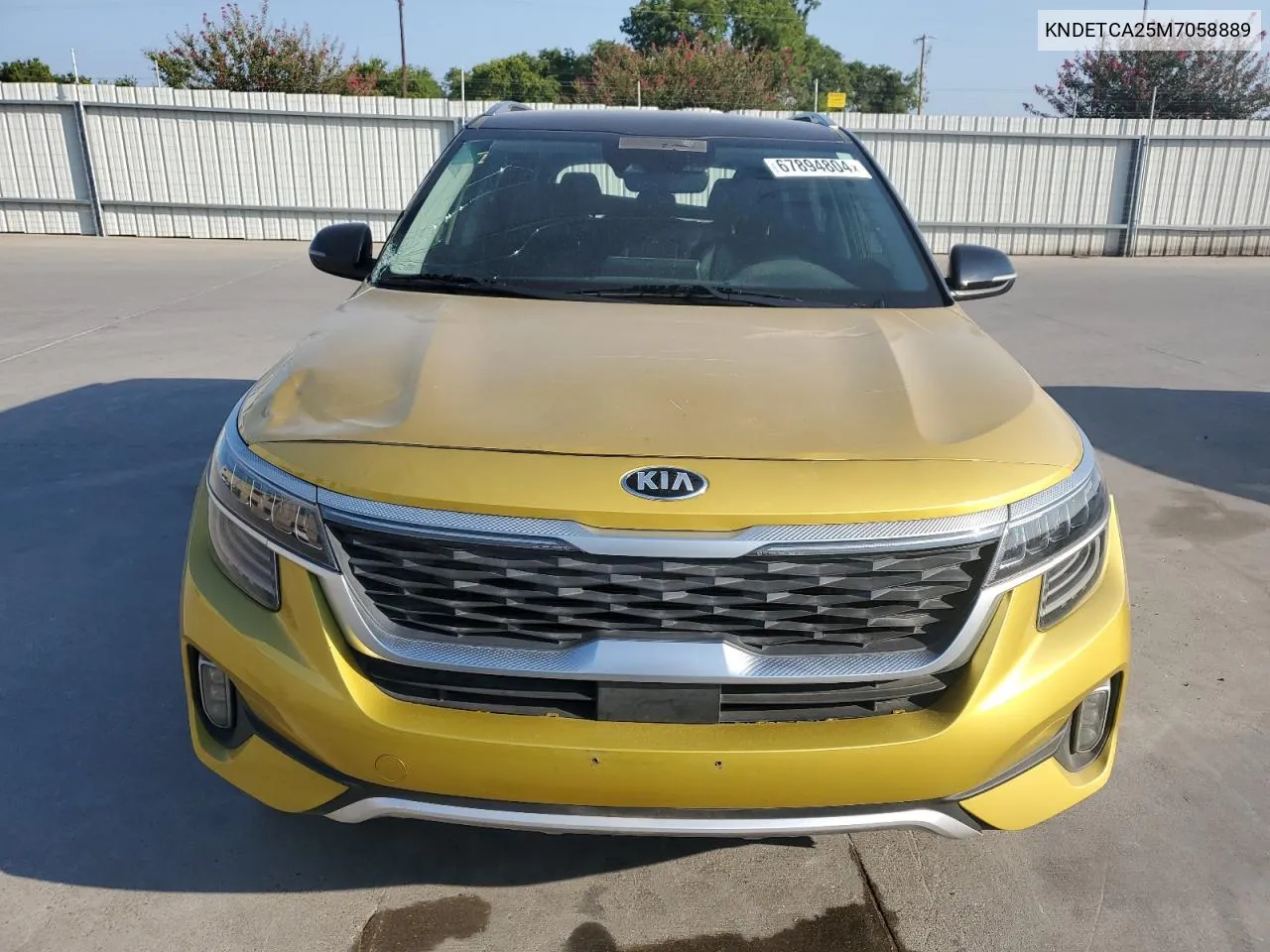 2021 Kia Seltos Sx VIN: KNDETCA25M7058889 Lot: 67894804