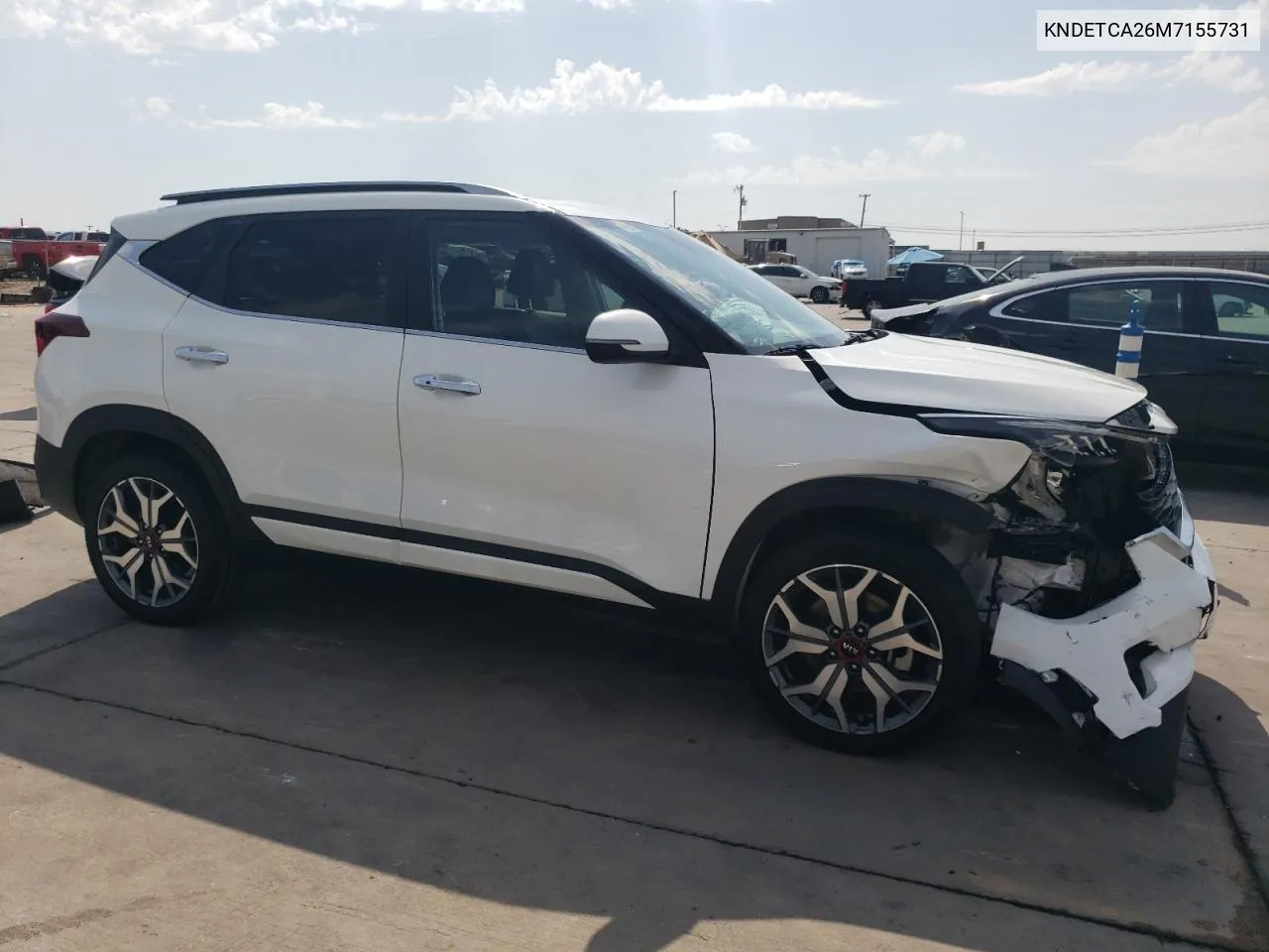 2021 Kia Seltos Sx VIN: KNDETCA26M7155731 Lot: 68474174