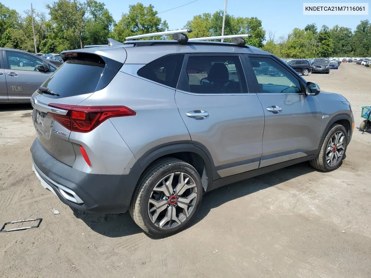 2021 Kia Seltos Sx VIN: KNDETCA21M7116061 Lot: 69682564