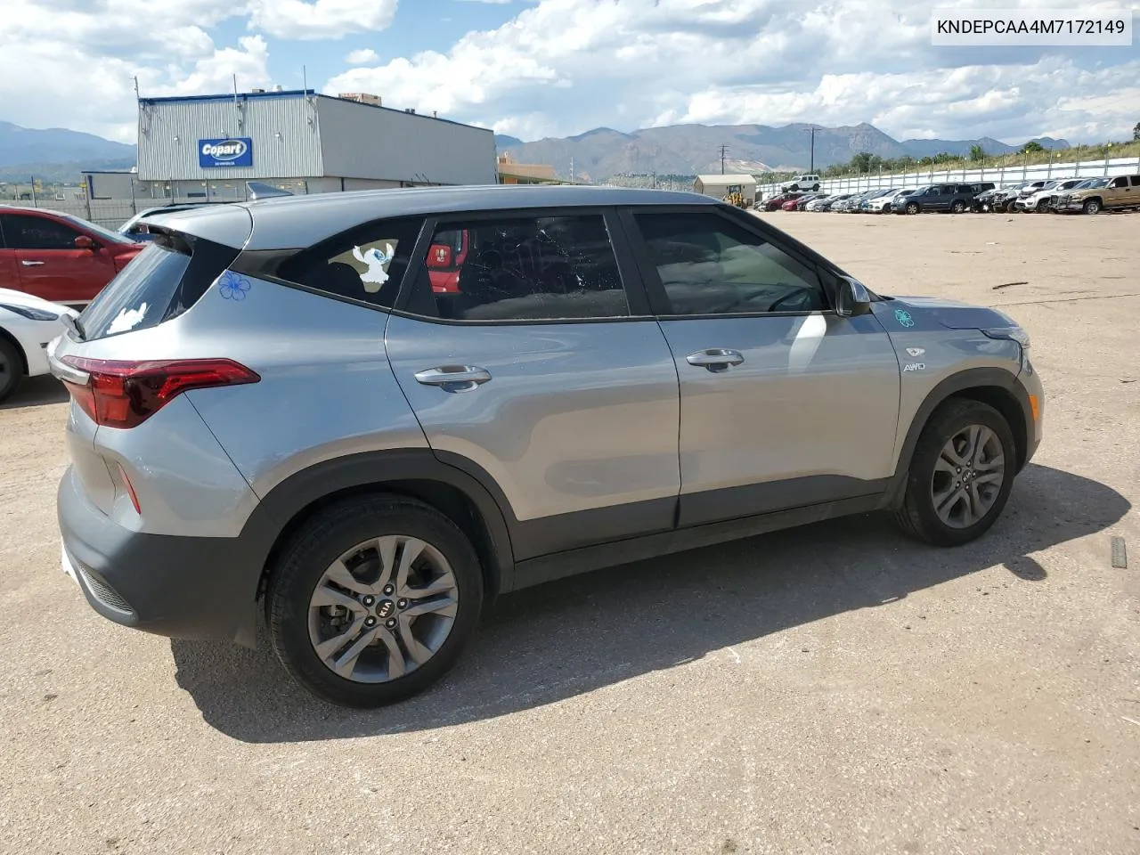 2021 Kia Seltos Lx VIN: KNDEPCAA4M7172149 Lot: 70255394