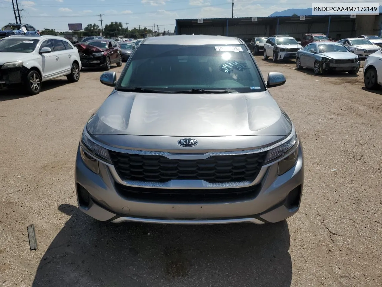 2021 Kia Seltos Lx VIN: KNDEPCAA4M7172149 Lot: 70255394