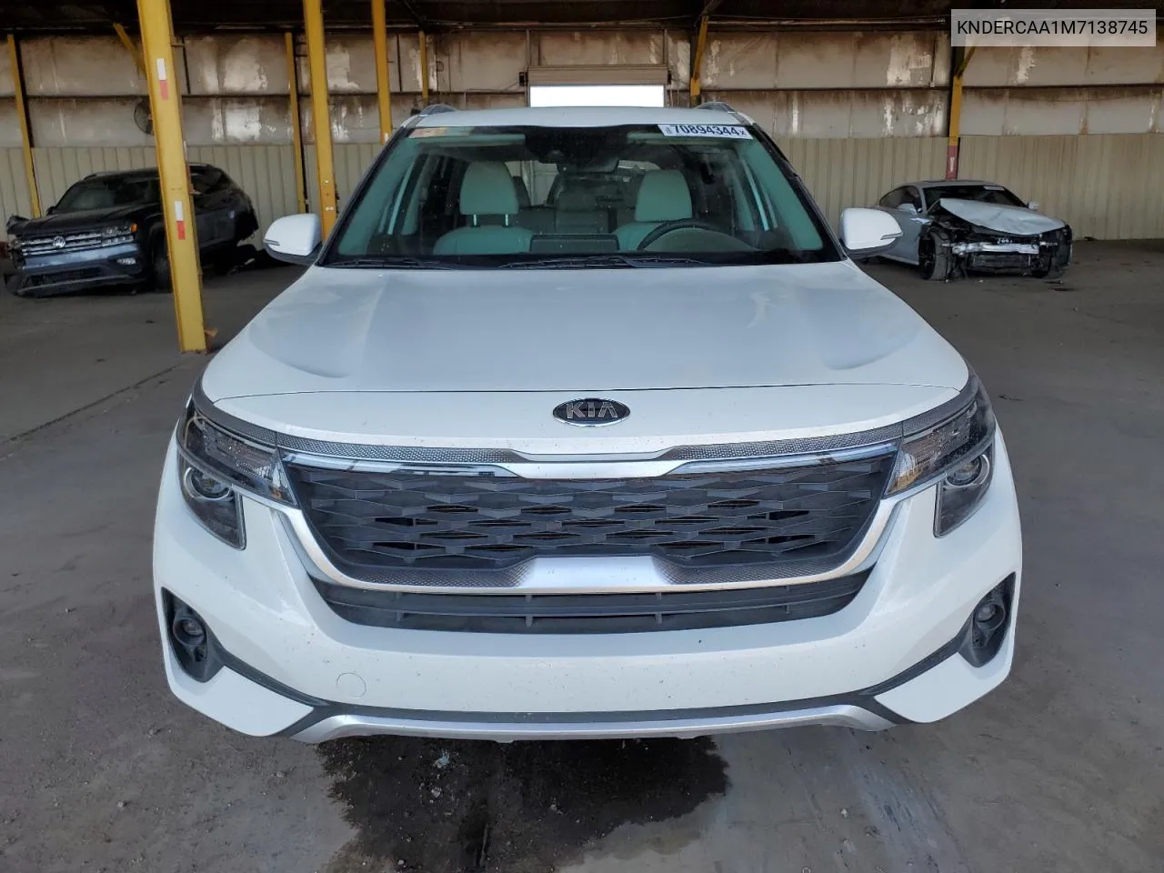 2021 Kia Seltos Ex VIN: KNDERCAA1M7138745 Lot: 70894344