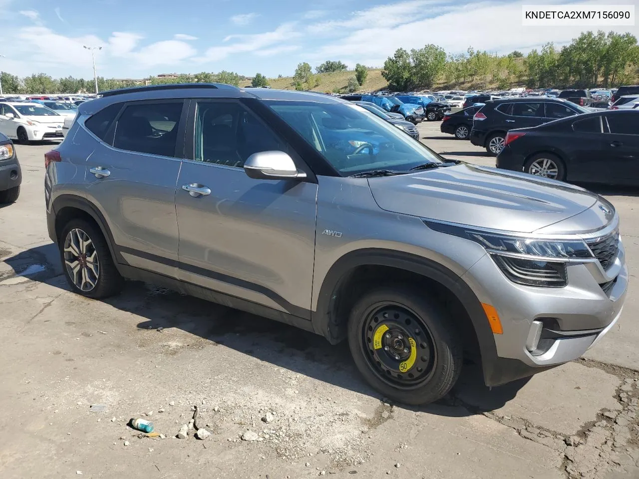 2021 Kia Seltos Sx VIN: KNDETCA2XM7156090 Lot: 71219944