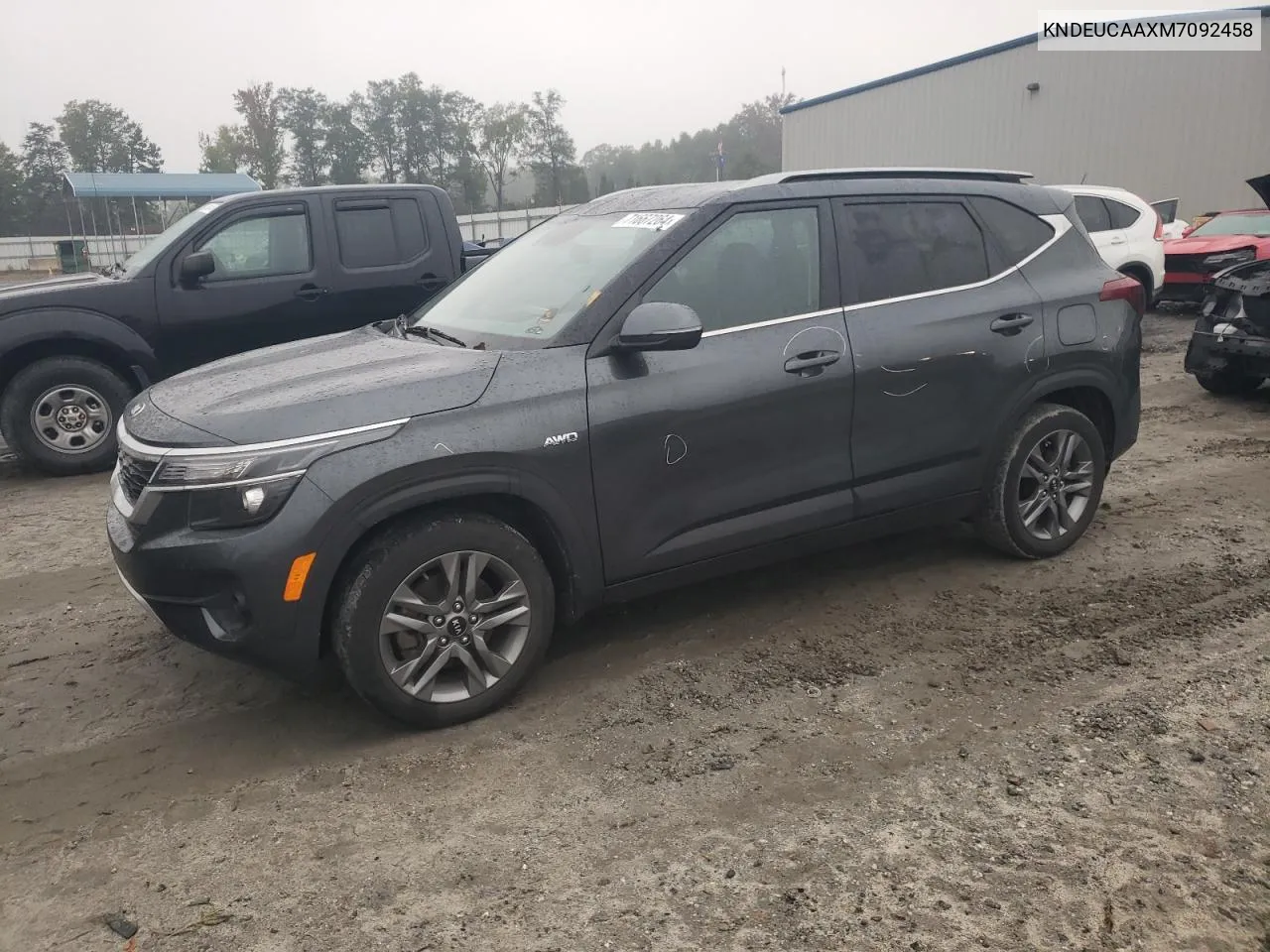 2021 Kia Seltos S VIN: KNDEUCAAXM7092458 Lot: 71667264