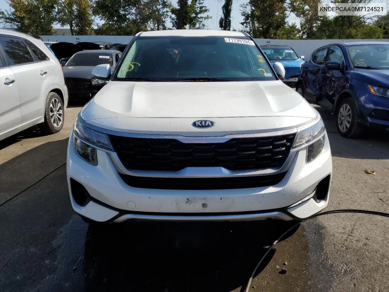 2021 Kia Seltos Lx VIN: KNDEPCAA0M7124521 Lot: 71739194