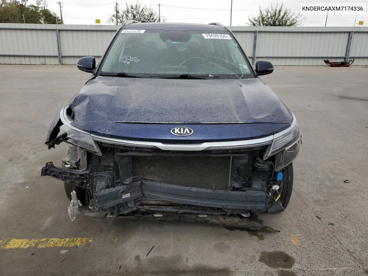 2021 Kia Seltos Ex VIN: KNDERCAAXM7174336 Lot: 78439164