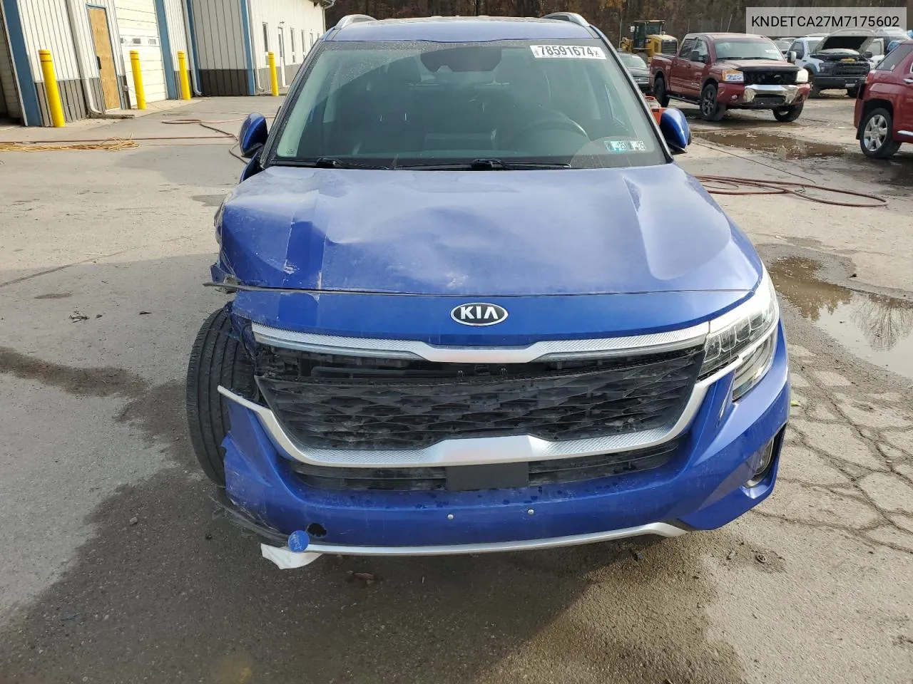 2021 Kia Seltos Sx VIN: KNDETCA27M7175602 Lot: 78591674