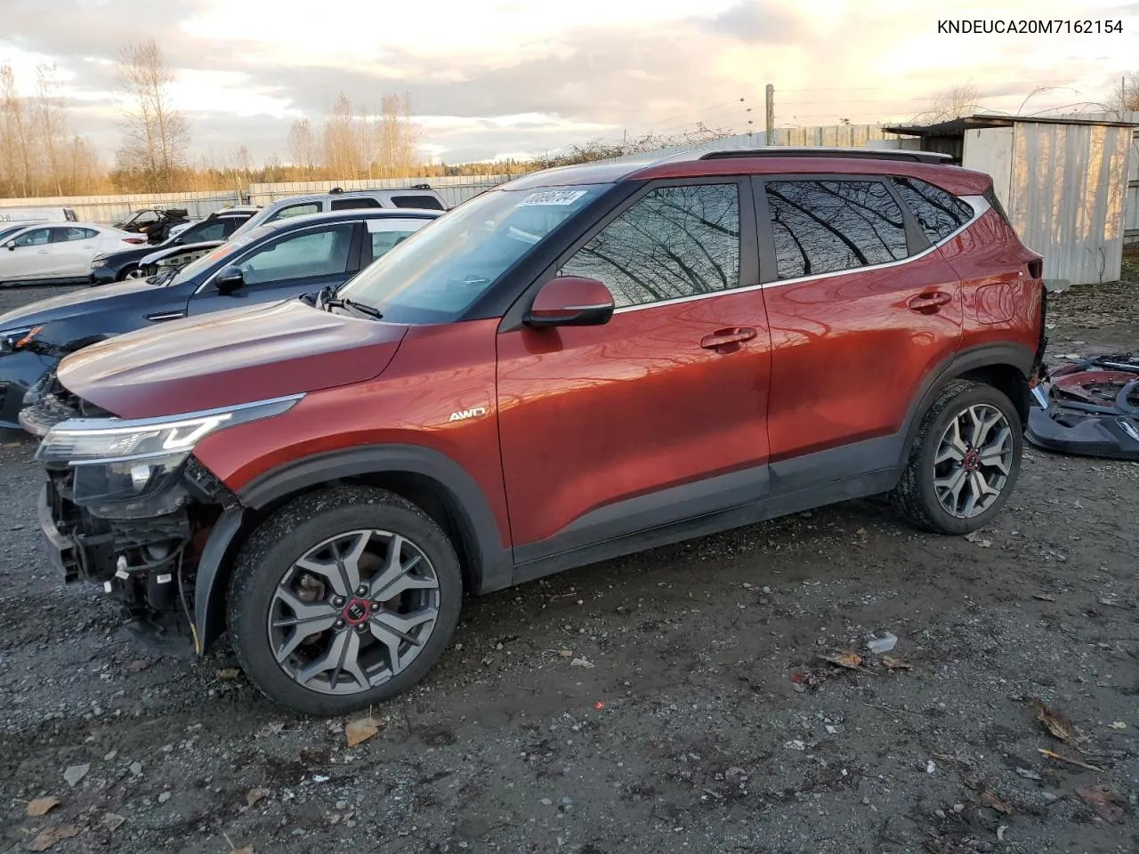 2021 Kia Seltos S VIN: KNDEUCA20M7162154 Lot: 80896704