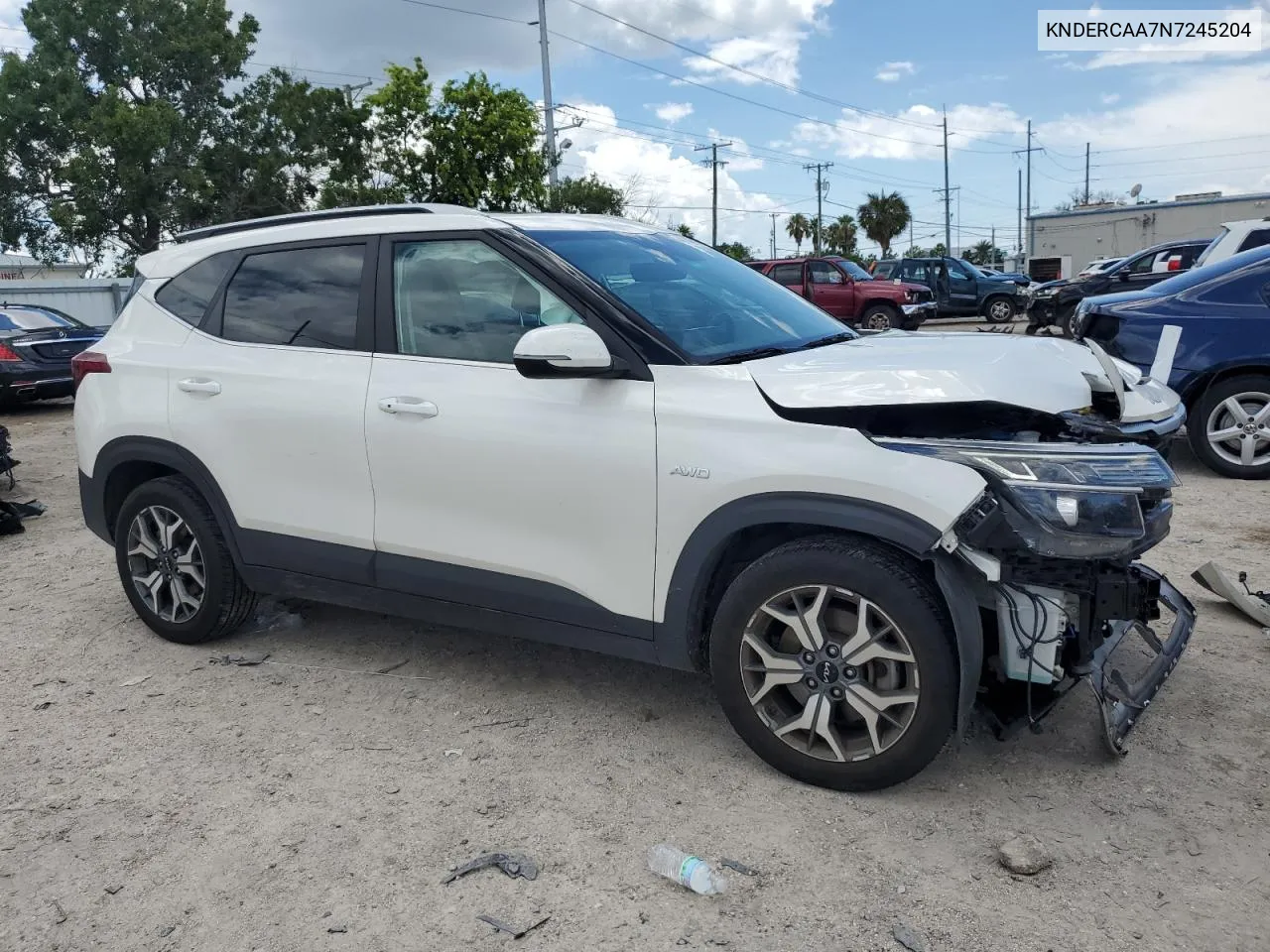 2022 Kia Seltos Ex VIN: KNDERCAA7N7245204 Lot: 61446524