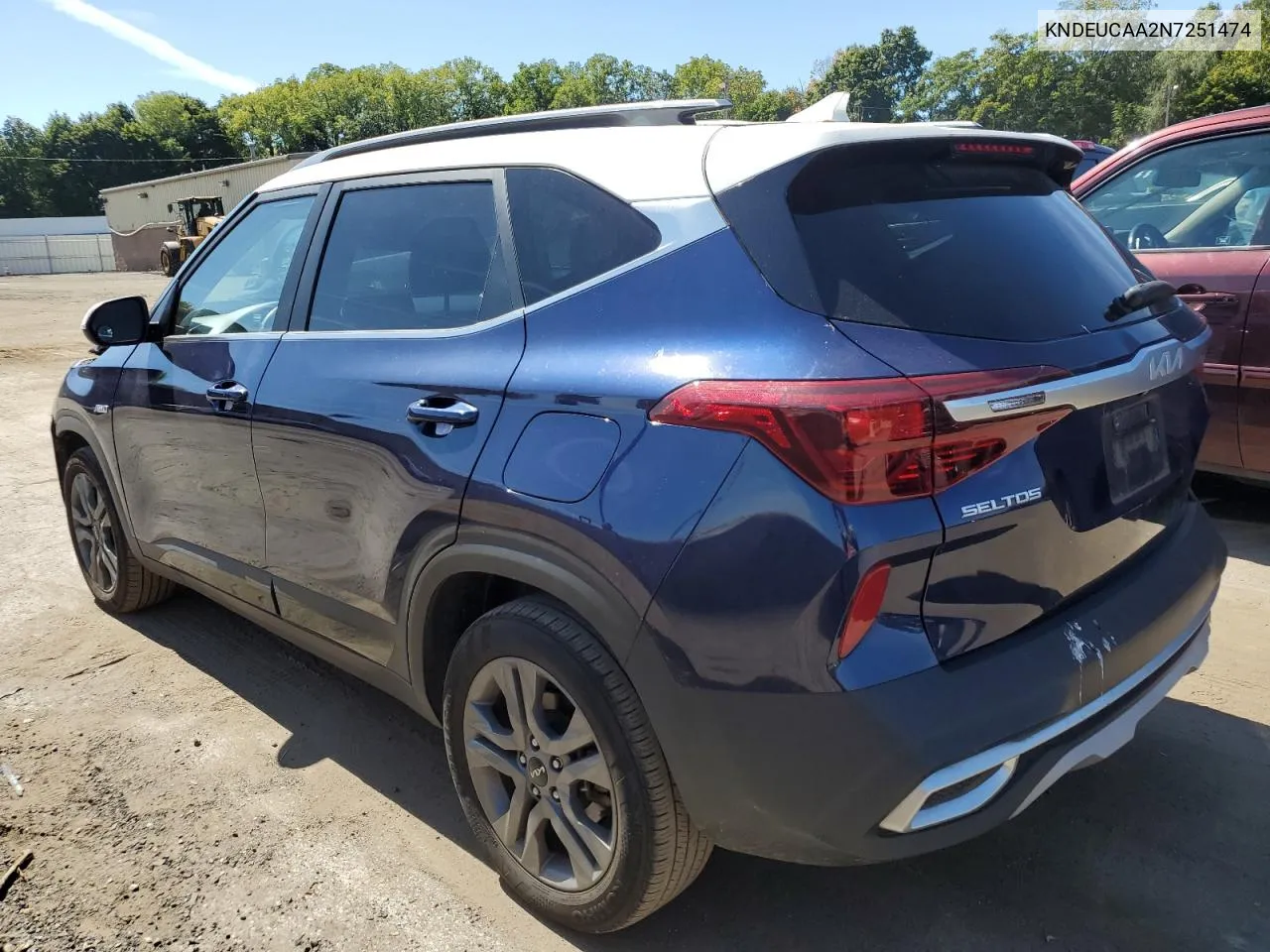 2022 Kia Seltos S VIN: KNDEUCAA2N7251474 Lot: 70848144