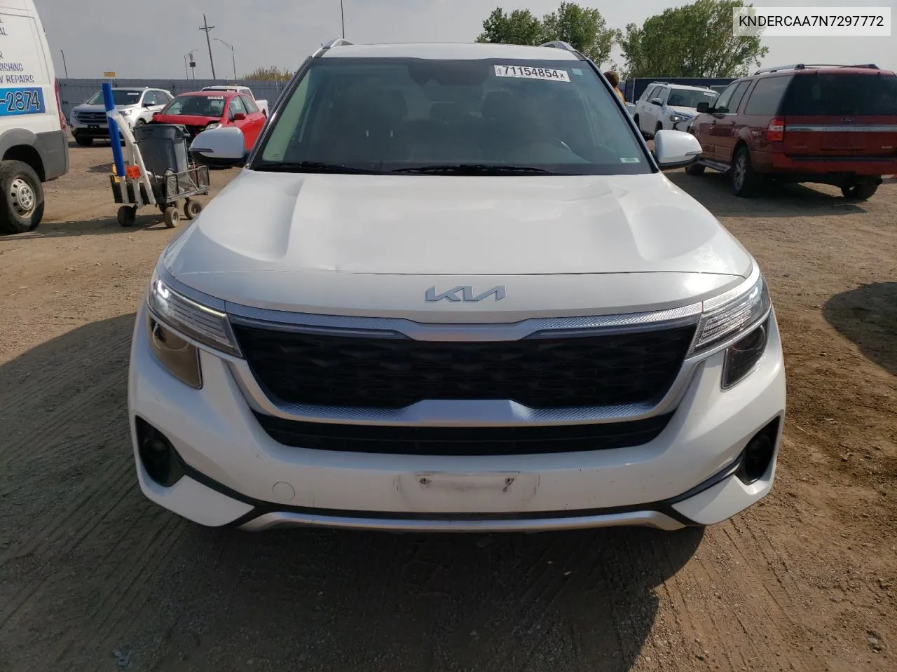 2022 Kia Seltos Ex VIN: KNDERCAA7N7297772 Lot: 71154854