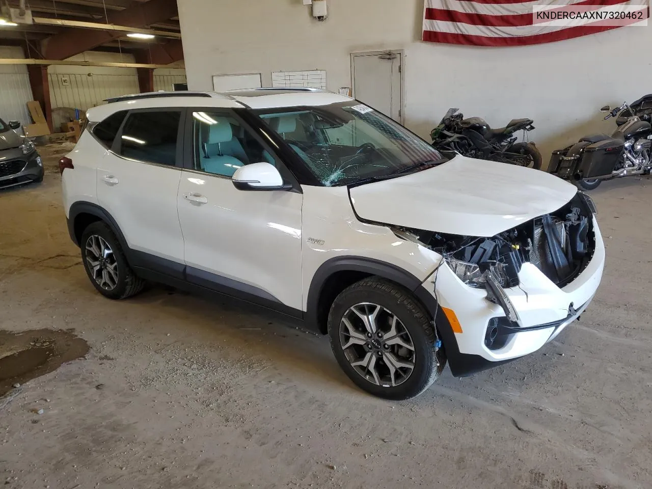 2022 Kia Seltos Ex VIN: KNDERCAAXN7320462 Lot: 74254564