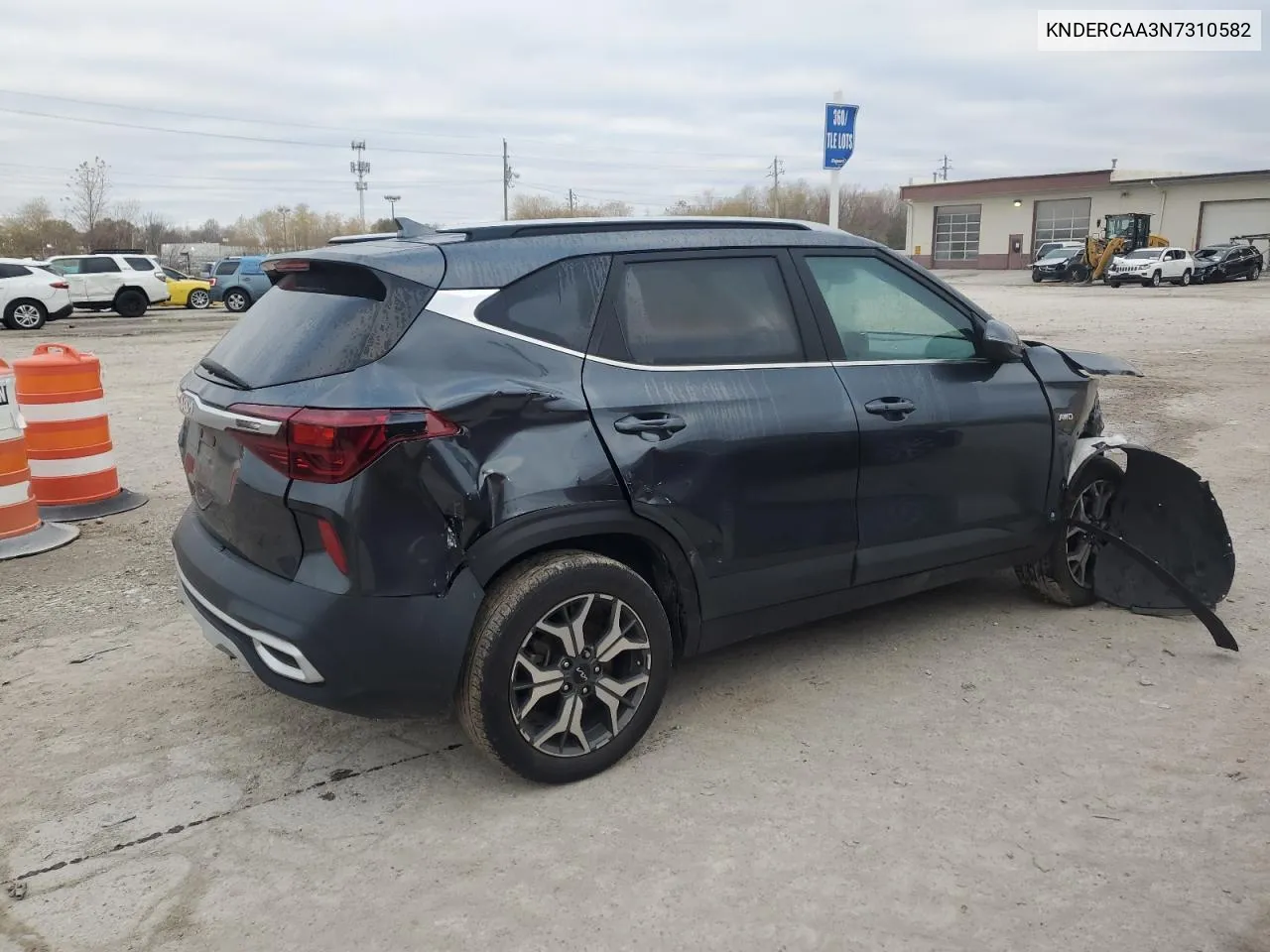 2022 Kia Seltos Ex VIN: KNDERCAA3N7310582 Lot: 80390764