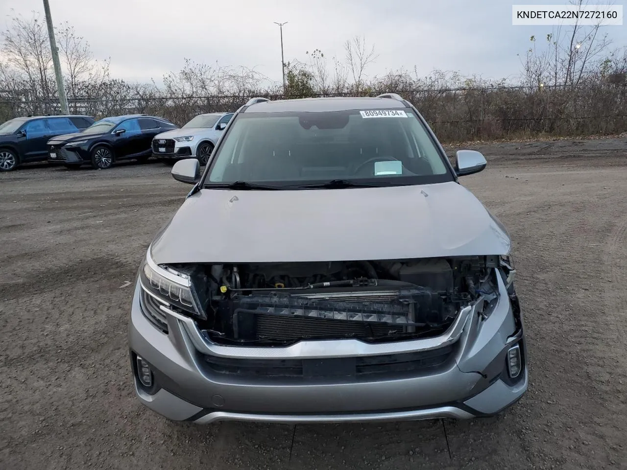 2022 Kia Seltos Sx VIN: KNDETCA22N7272160 Lot: 80949734