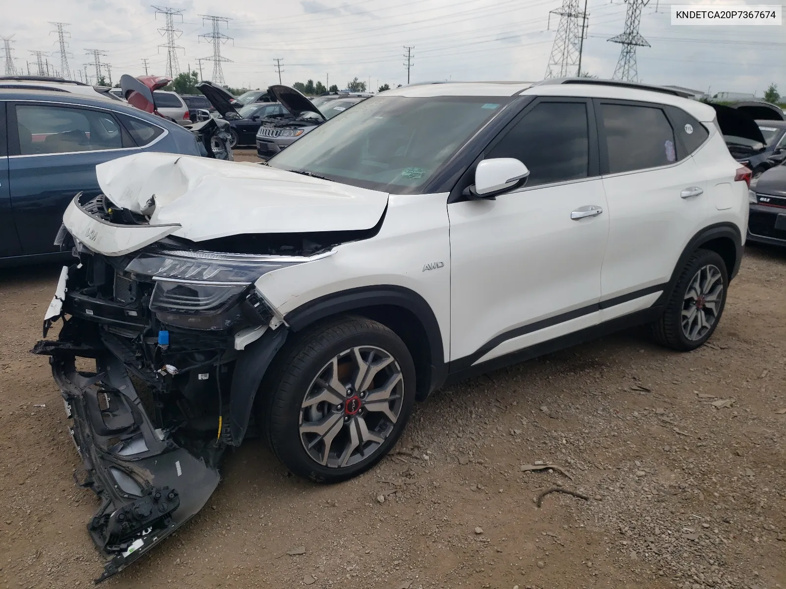 2023 Kia Seltos Sx VIN: KNDETCA20P7367674 Lot: 63228914