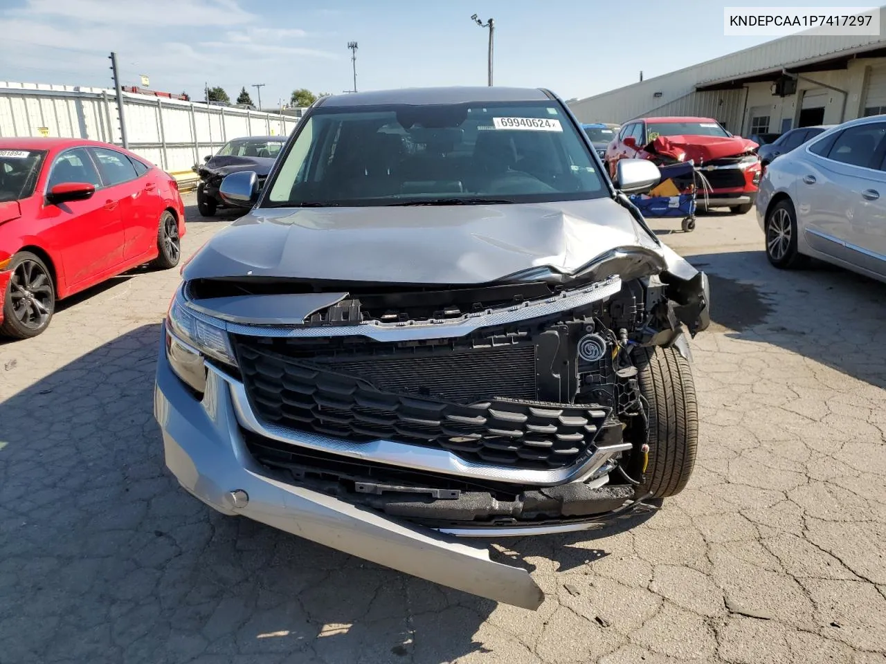 2023 Kia Seltos Lx VIN: KNDEPCAA1P7417297 Lot: 69940624