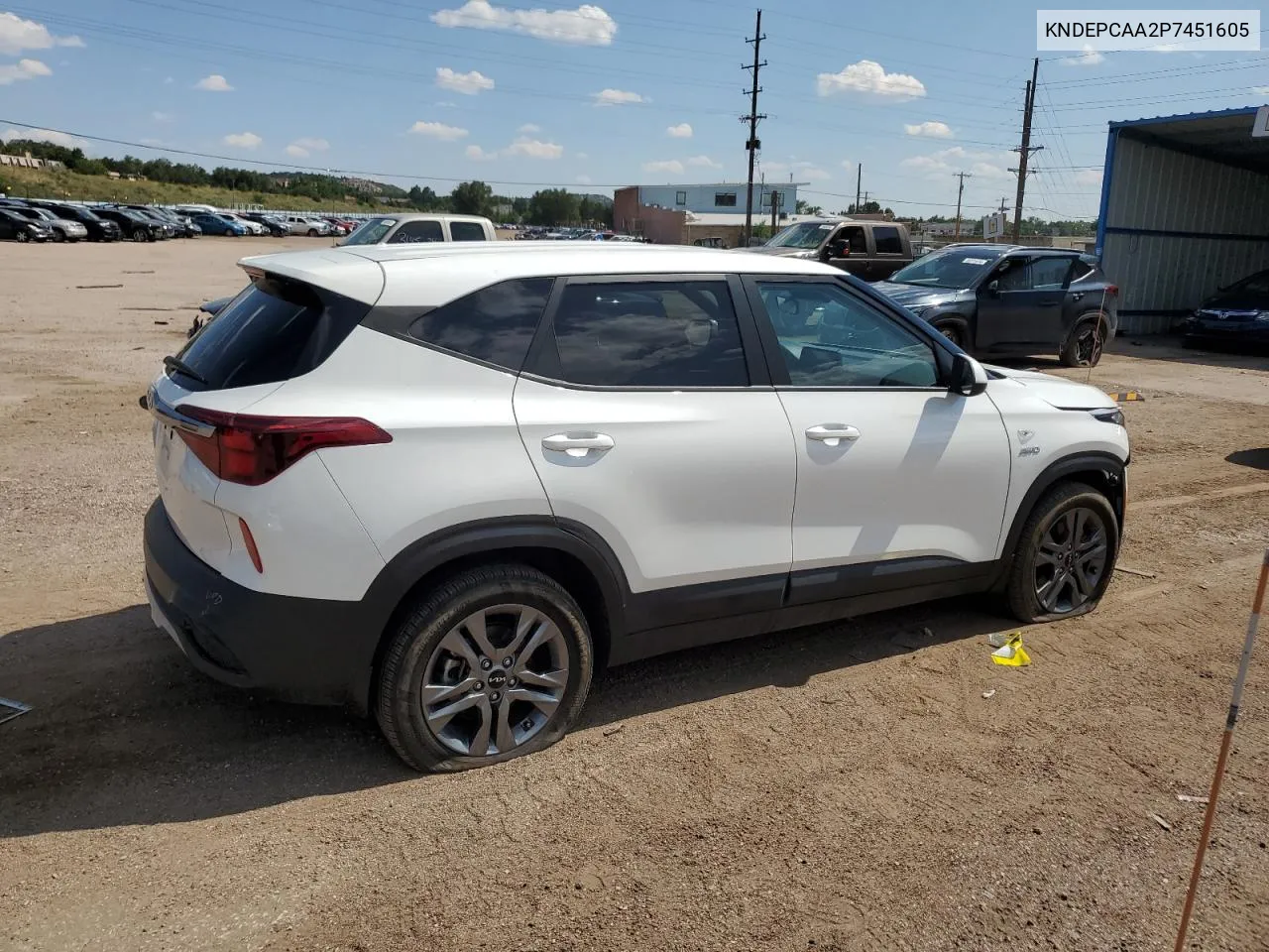 2023 Kia Seltos Lx VIN: KNDEPCAA2P7451605 Lot: 70418794