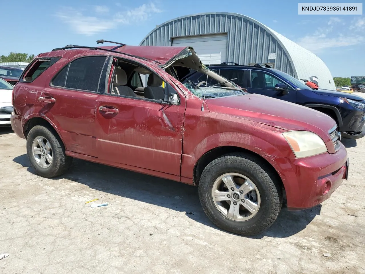 KNDJD733935141891 2003 Kia Sorento Ex