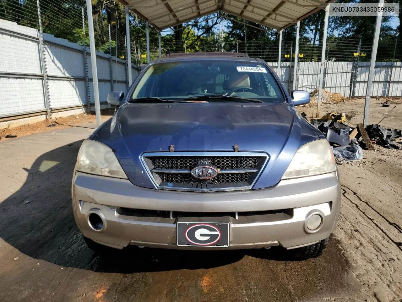 KNDJD733435059986 2003 Kia Sorento Ex