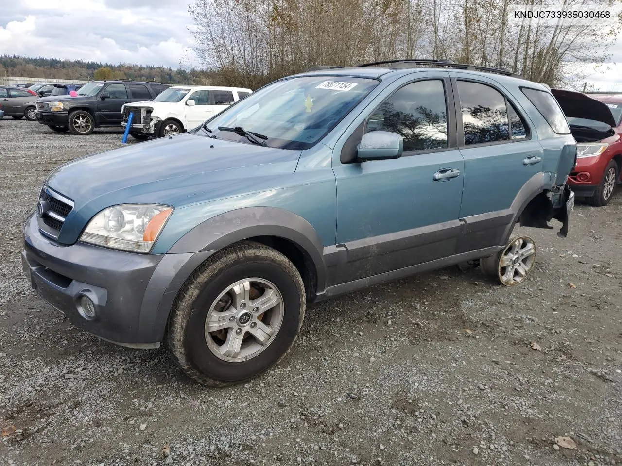 KNDJC733935030468 2003 Kia Sorento Ex