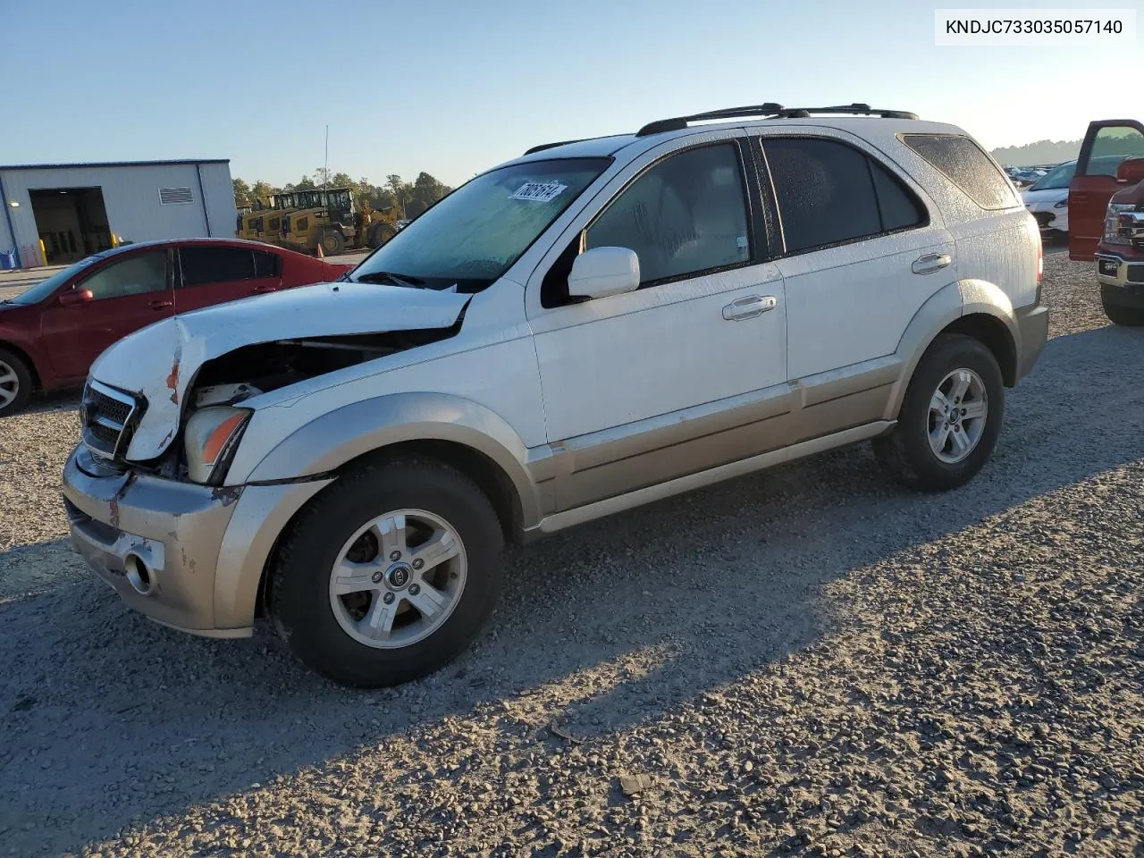 2003 Kia Sorento Ex VIN: KNDJC733035057140 Lot: 78051614