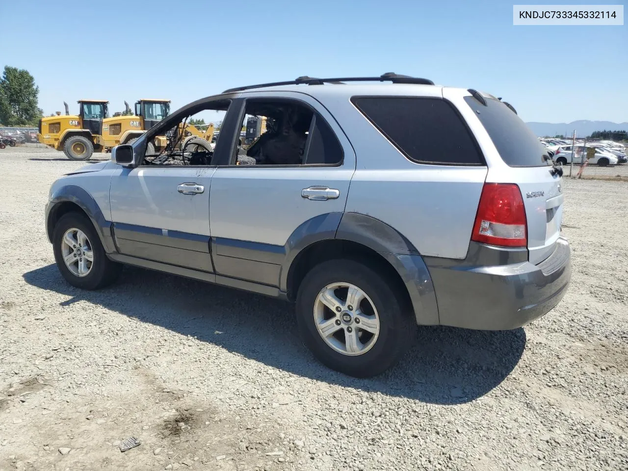 2004 Kia Sorento Ex VIN: KNDJC733345332114 Lot: 63048364