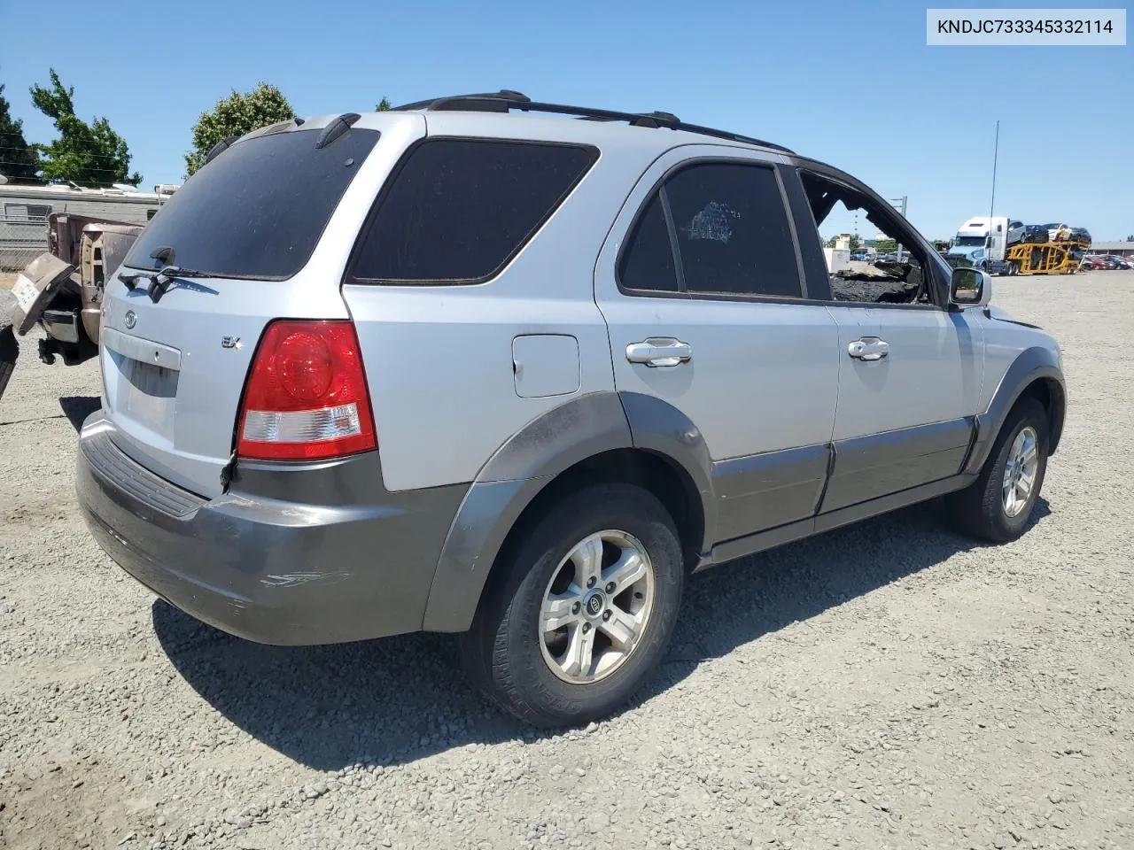 2004 Kia Sorento Ex VIN: KNDJC733345332114 Lot: 63048364