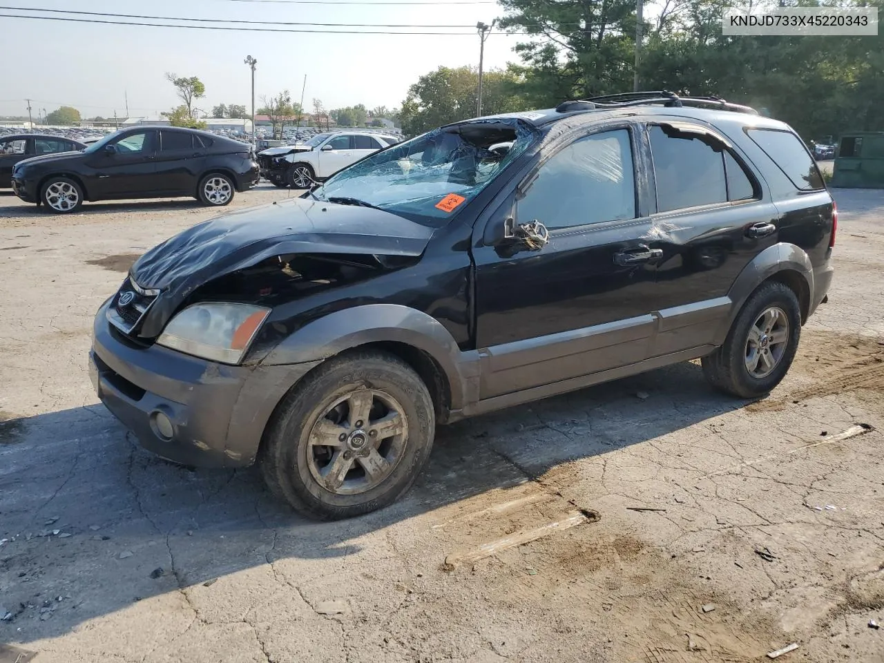 2004 Kia Sorento Ex VIN: KNDJD733X45220343 Lot: 69487844