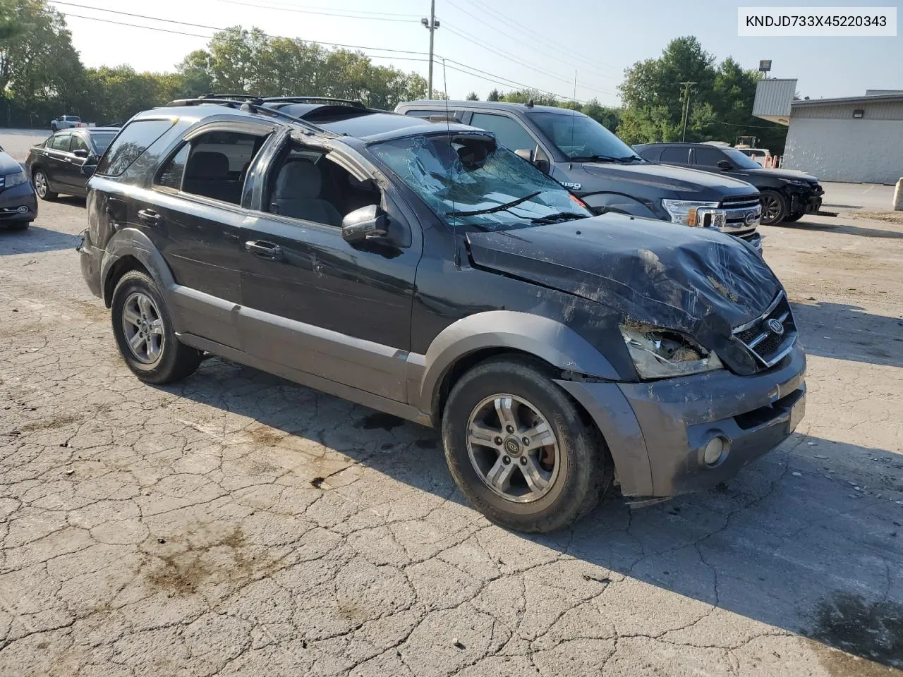 2004 Kia Sorento Ex VIN: KNDJD733X45220343 Lot: 69487844