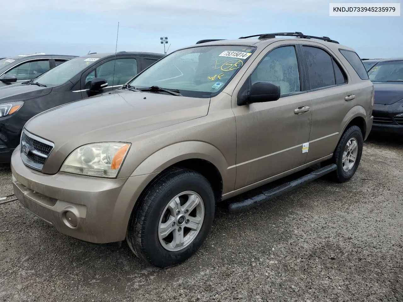 2004 Kia Sorento Ex VIN: KNDJD733945235979 Lot: 75315014