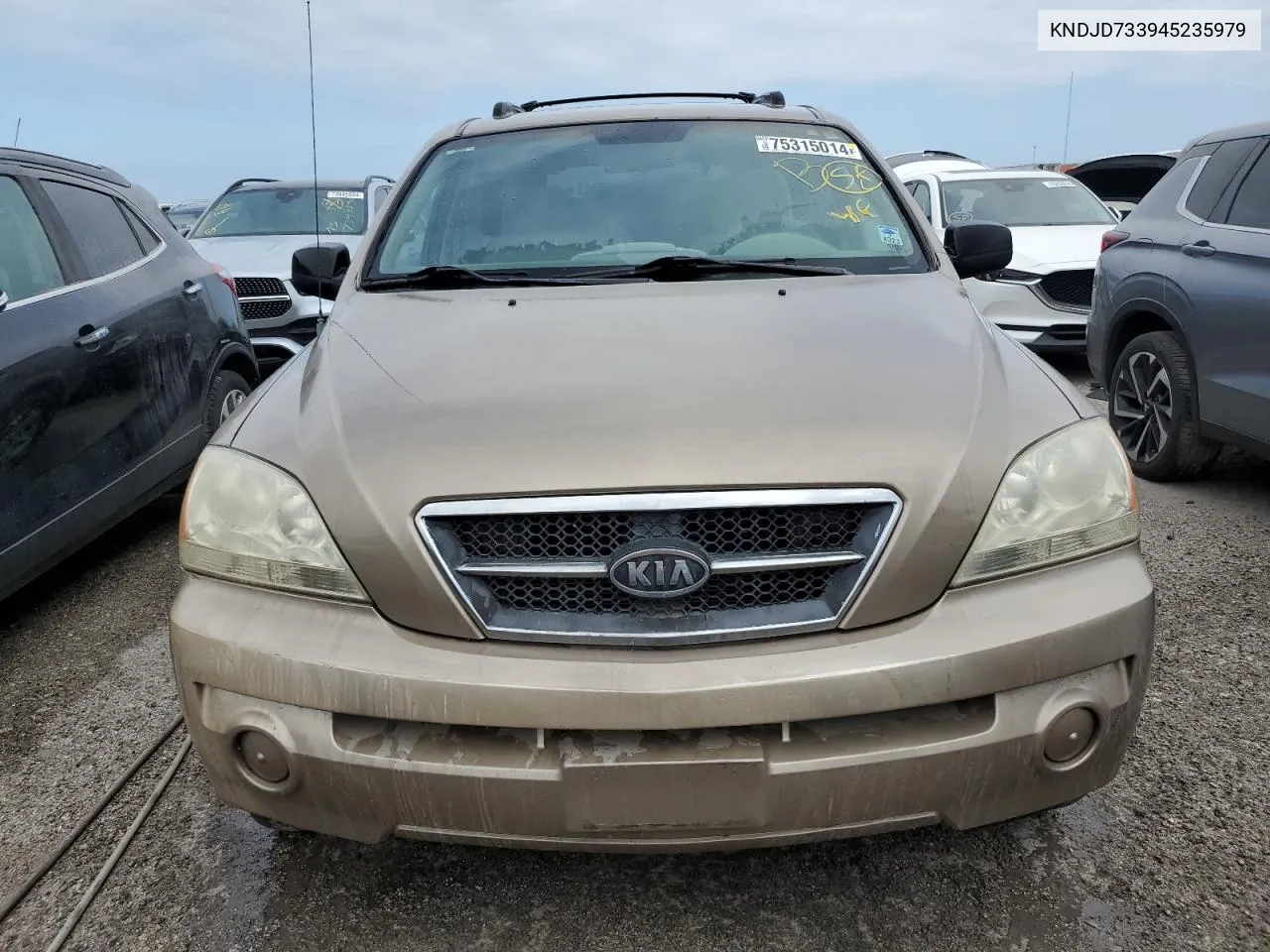 2004 Kia Sorento Ex VIN: KNDJD733945235979 Lot: 75315014