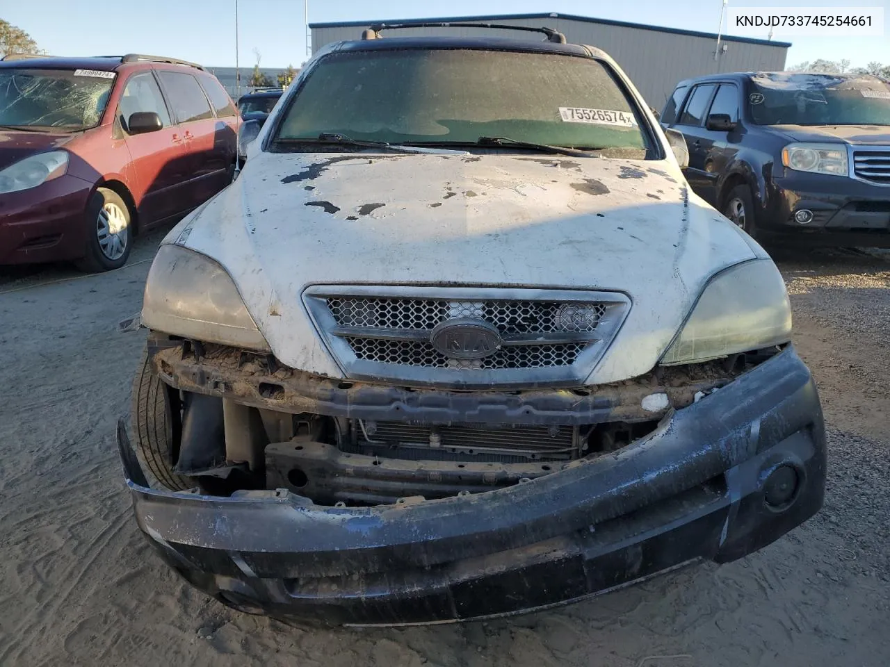 2004 Kia Sorento Ex VIN: KNDJD733745254661 Lot: 75526574