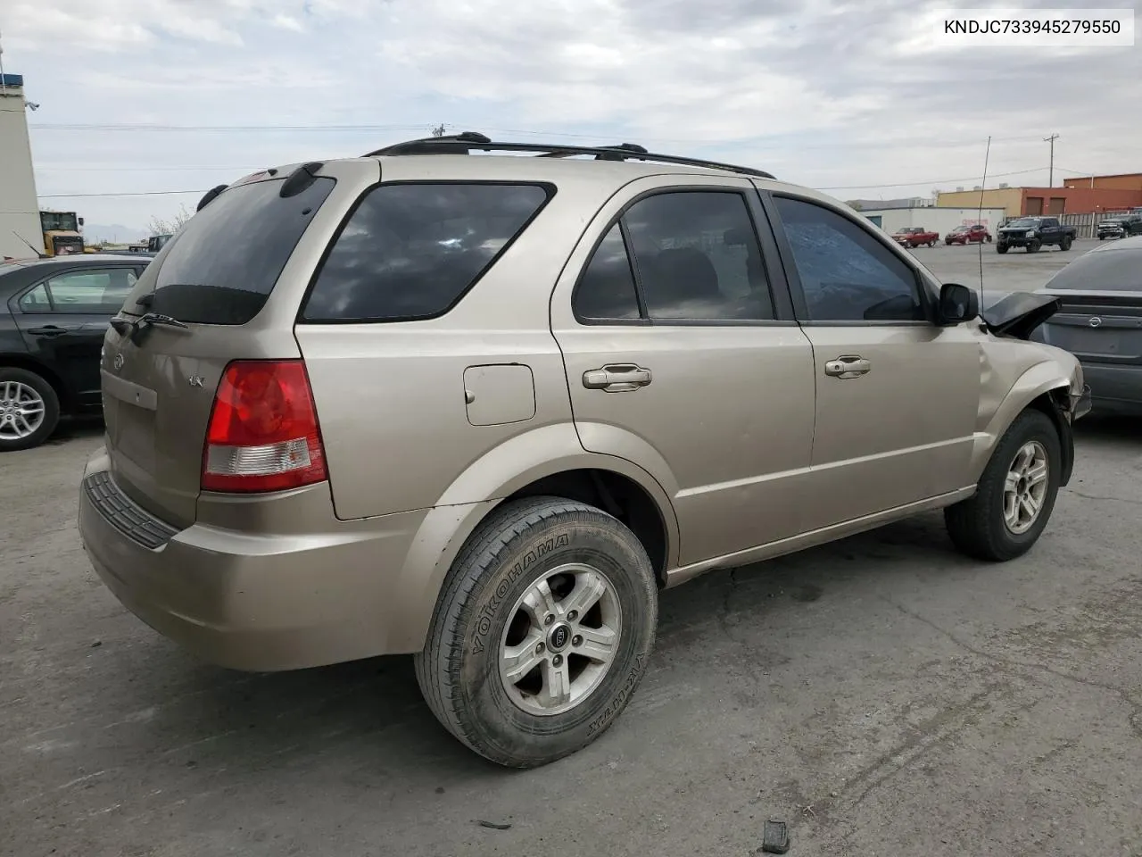 2004 Kia Sorento Ex VIN: KNDJC733945279550 Lot: 76705694