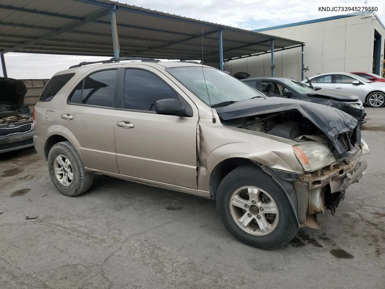 2004 Kia Sorento Ex VIN: KNDJC733945279550 Lot: 76705694