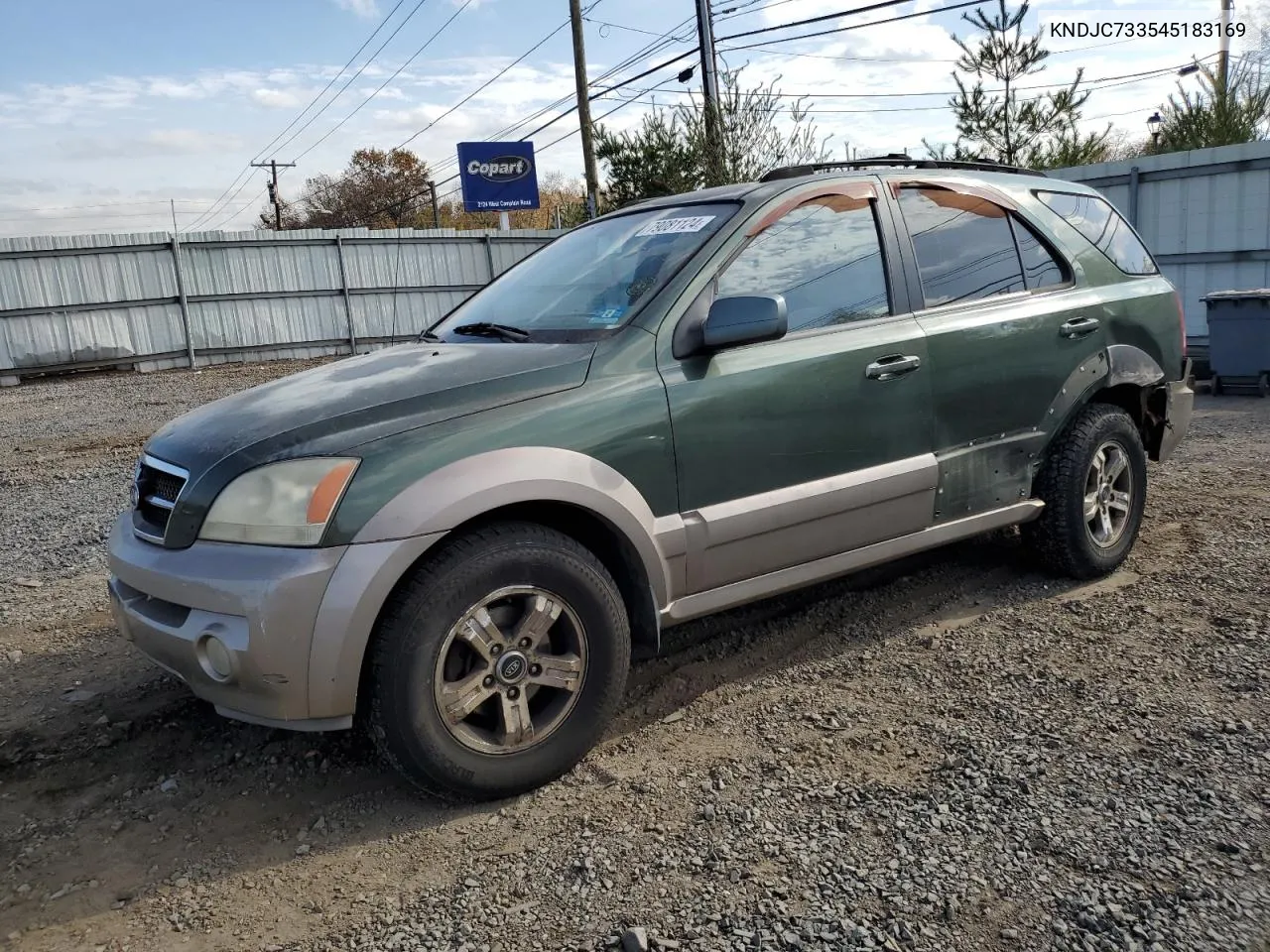 KNDJC733545183169 2004 Kia Sorento Ex