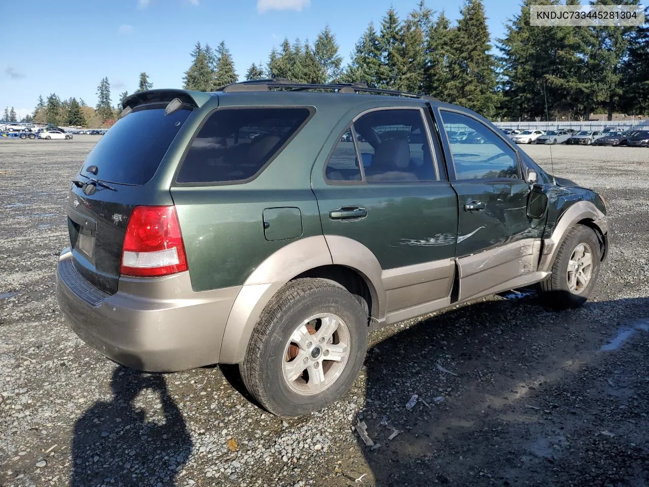 2004 Kia Sorento Ex VIN: KNDJC733445281304 Lot: 79113444