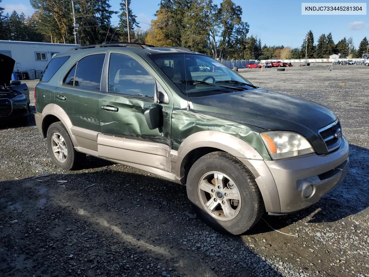 2004 Kia Sorento Ex VIN: KNDJC733445281304 Lot: 79113444